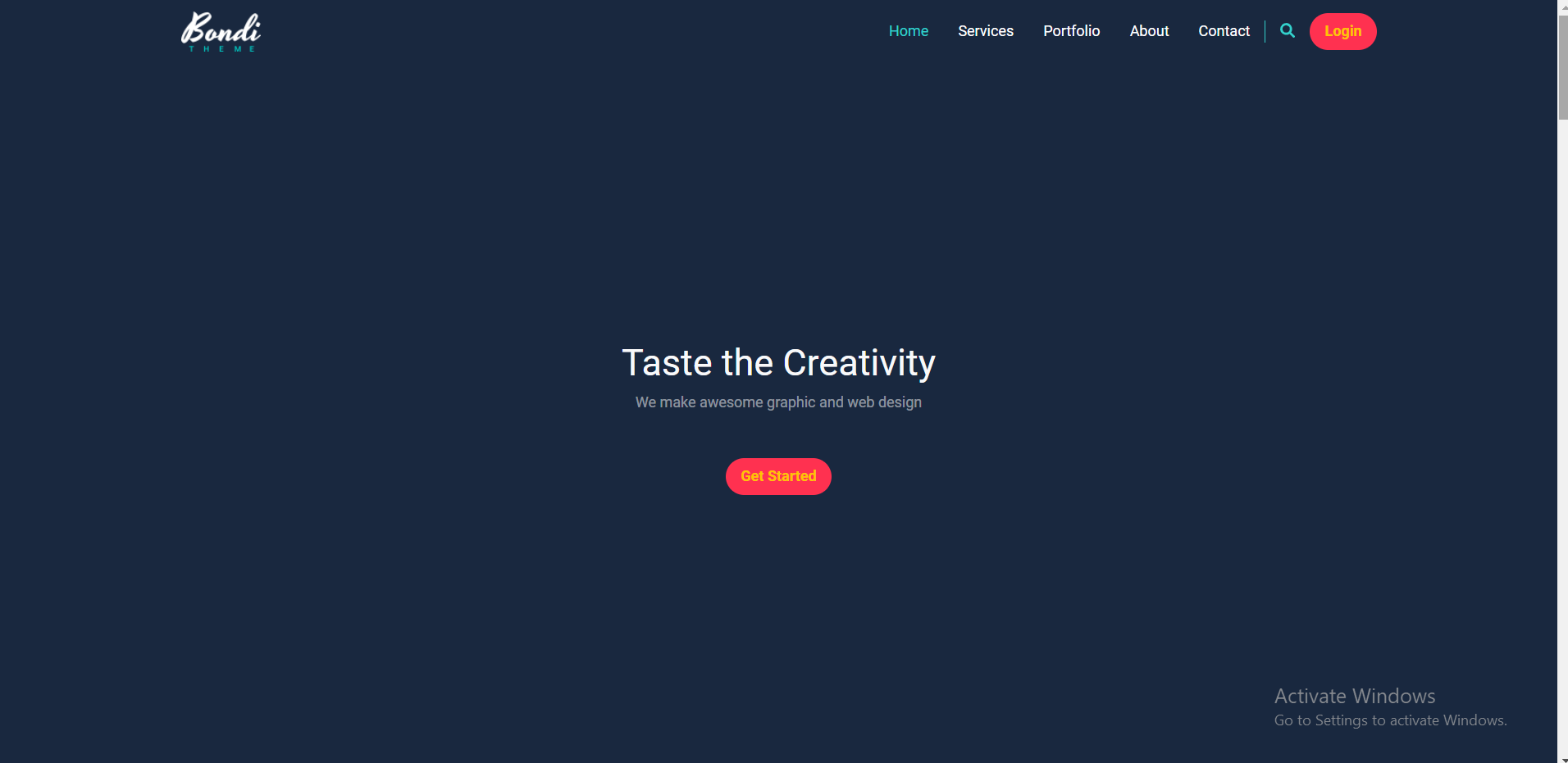 Landing Page Template