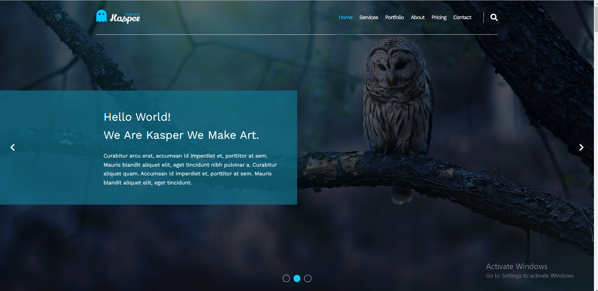 Landing Page Template